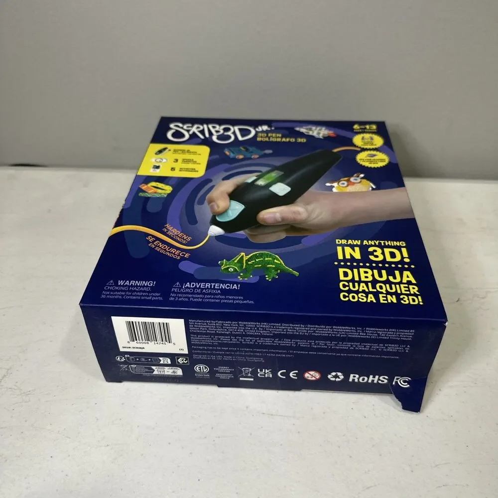 Scrib3d Jr. 3D Pen Ages 6-13 Draw Anything In 3D - Picture 3 of 4
